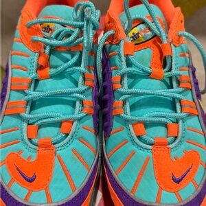 Nike Air Max 98 Turquoise, Orange & Purple Size M 7